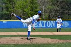 Baseball vs WPI  Wheaton College baseball vs Worcester Polytechnic Institute. - (Photo by Keith Nordstrom) : Wheaton, baseball
